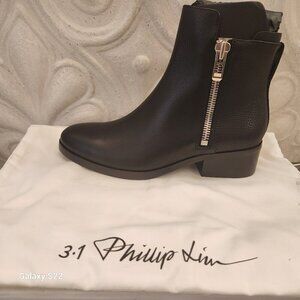 Phillip Lim Black "Alexa"  Leather Booties. NIB. Size Various